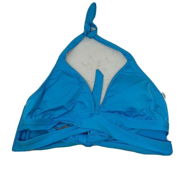 Mossimo Blue Bikini Swim Top Swimsuit - Picture 1 of 3